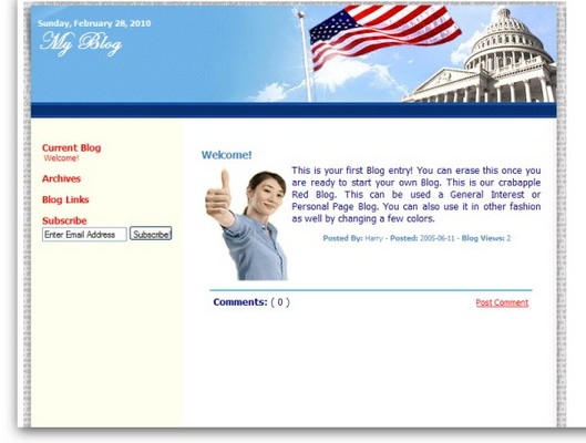 Product picture Easy PHP blog script