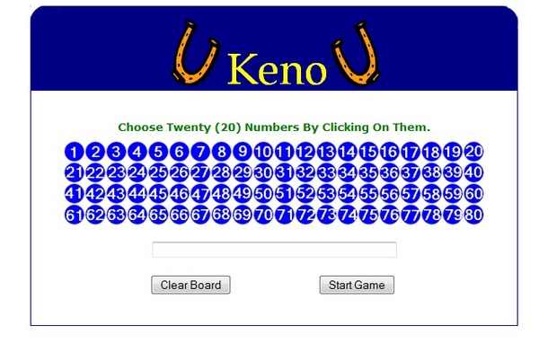 Product picture PHP keno game script - Easy install & use