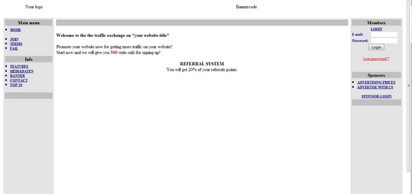 Product picture Autosurf Traffic exchange script - PHP